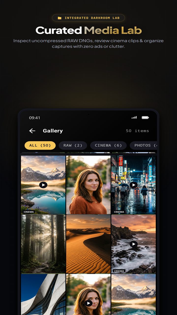 F64 in-app gallery